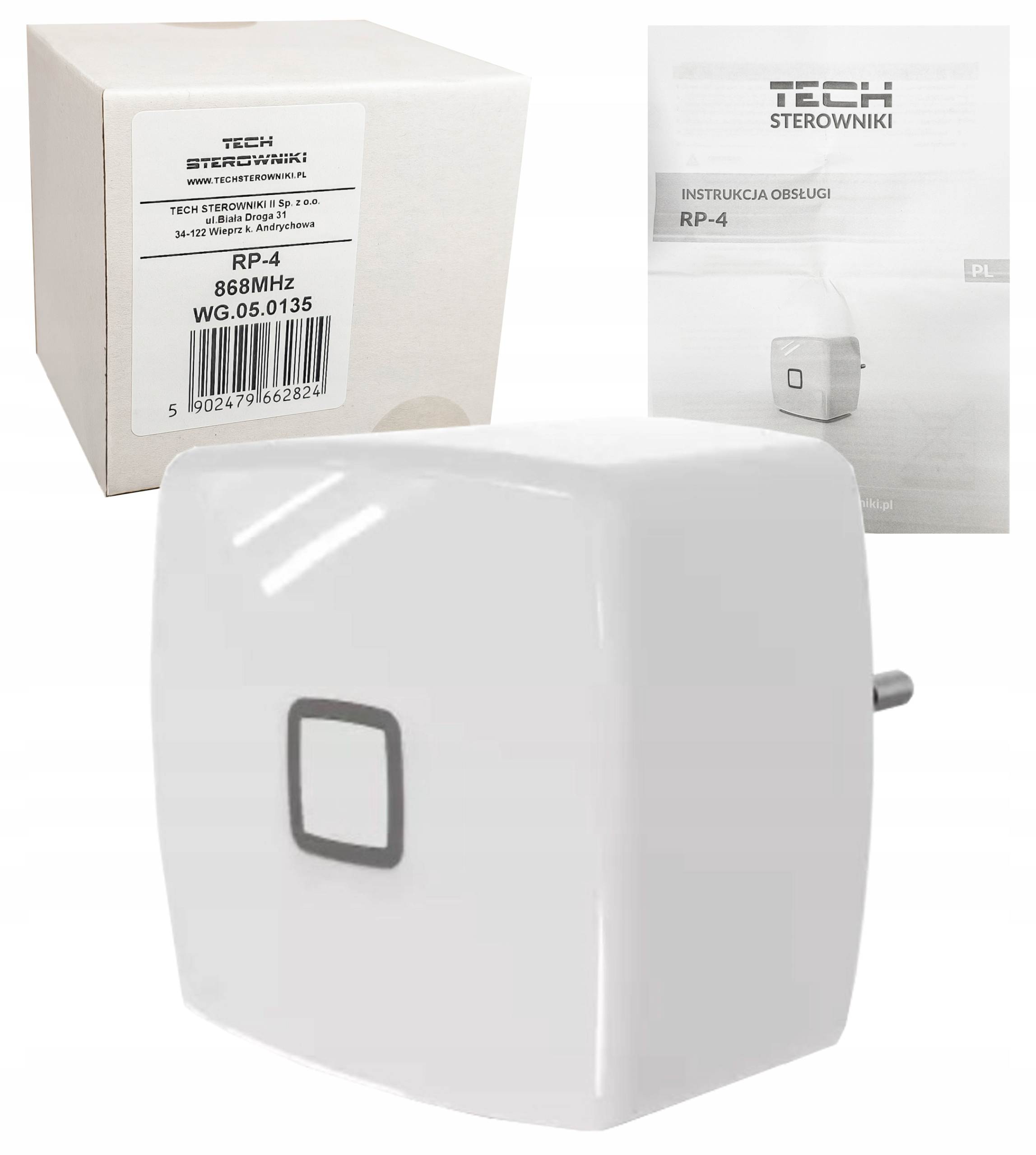 Vysielač zosilňovača signálu Tech RP-4 WiFi
